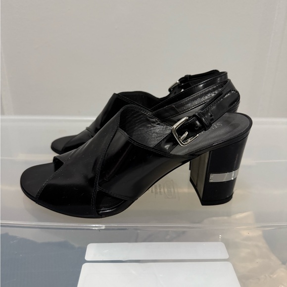 Stuart Weitzman Black Sandals - Picture 3 of 5
